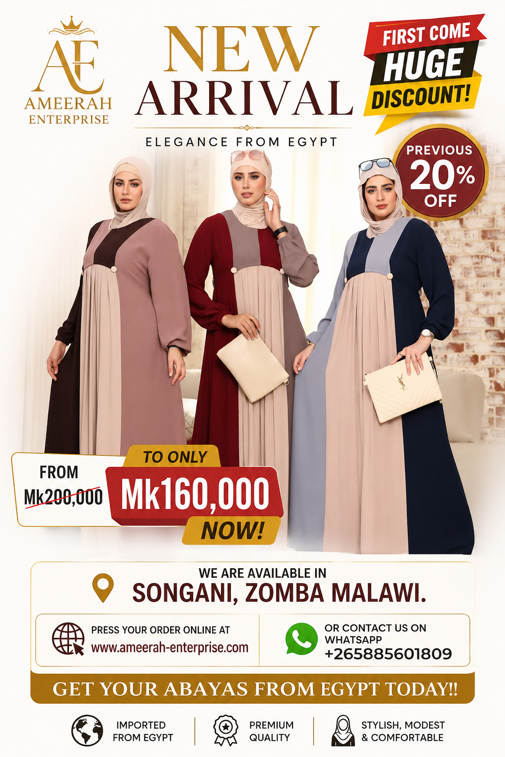 Abayas sampling